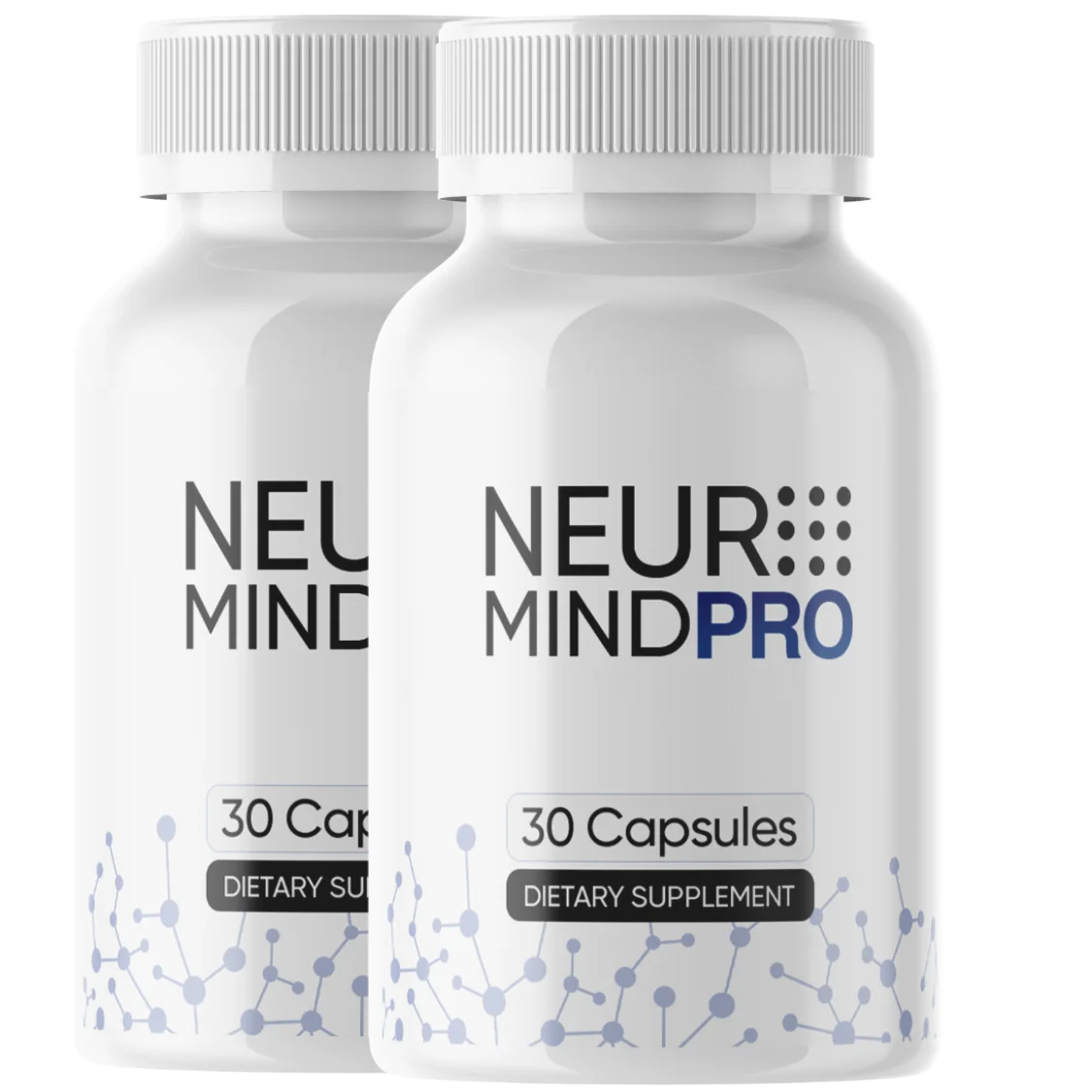 NeuroMind Pro 2-bottle package showing product presentation